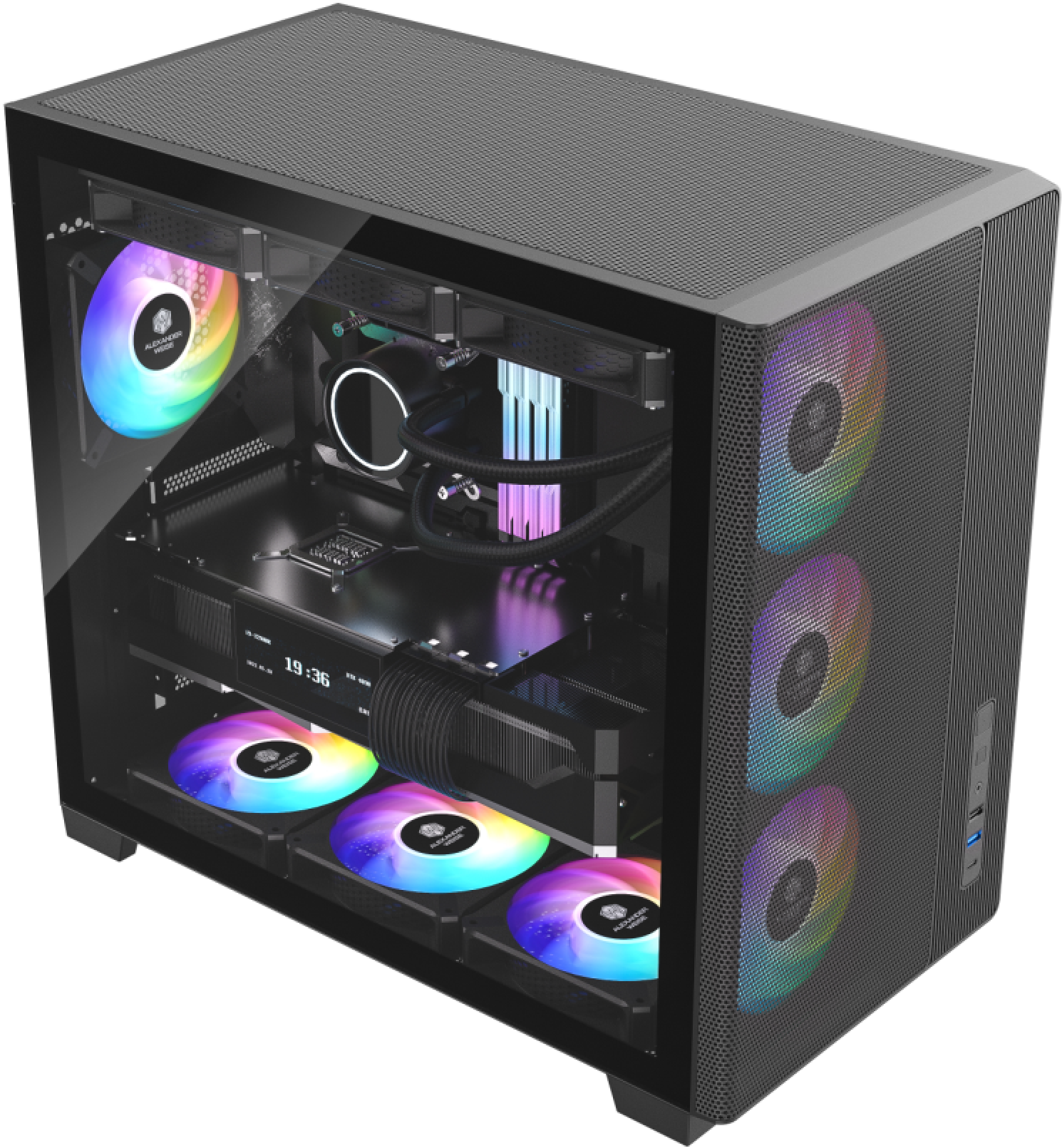 JnP 6#602 black case angled view